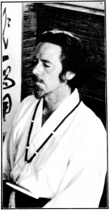 Alan Watts in meditation